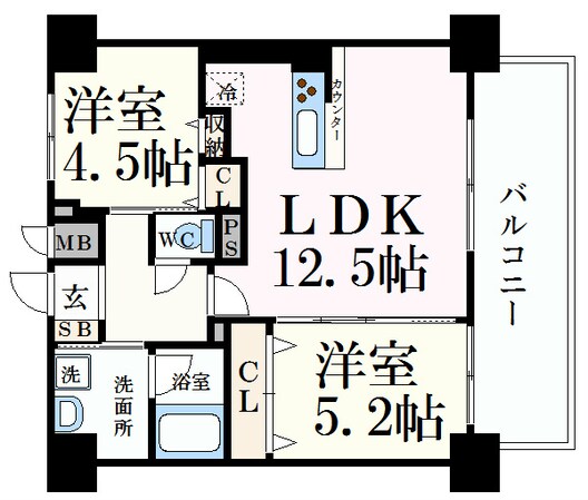 レガシー銀河の物件間取画像